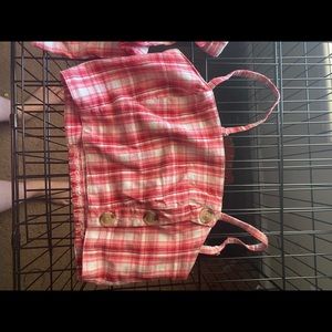Two piece Plaid set